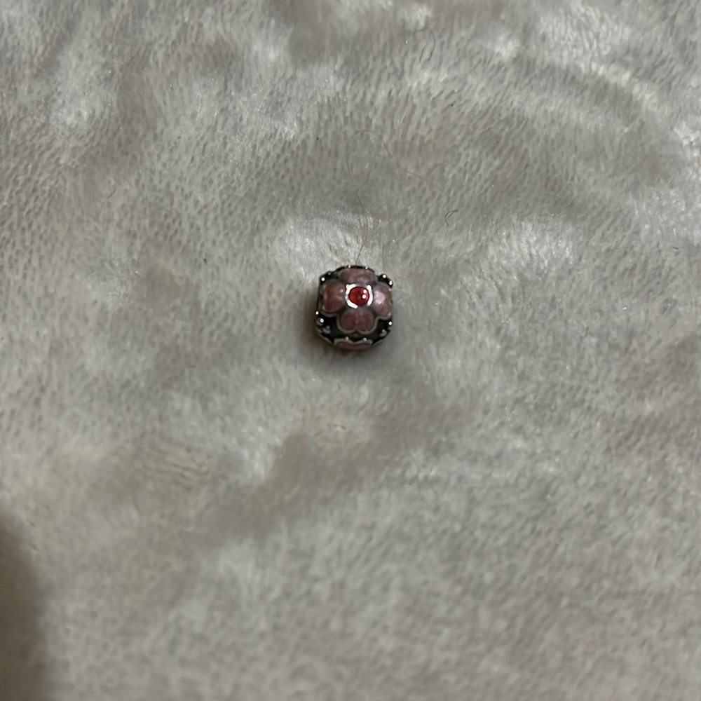 Pandora charm- pink enamel